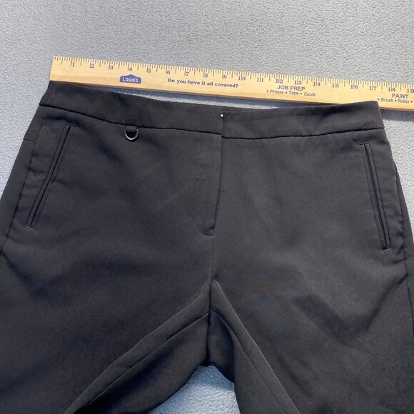 Adrianna Papell Women's Dress pants ‎ size 12 Black Stretch Lightweig Zipper - Picture 5 of 10